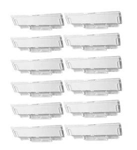 Q-Connect Clear Plastic Suspension File Tabs Pack of 50 (INSERTS NOT INCLUDED) - Picture 1 of 4