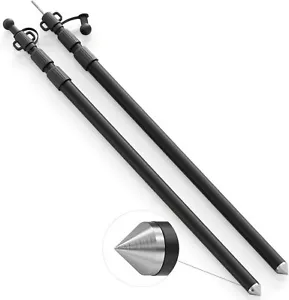 Tent Poles Canopy Poles 7.7 ft, Telescoping Aluminum Poles with Non-Slip - Picture 1 of 6