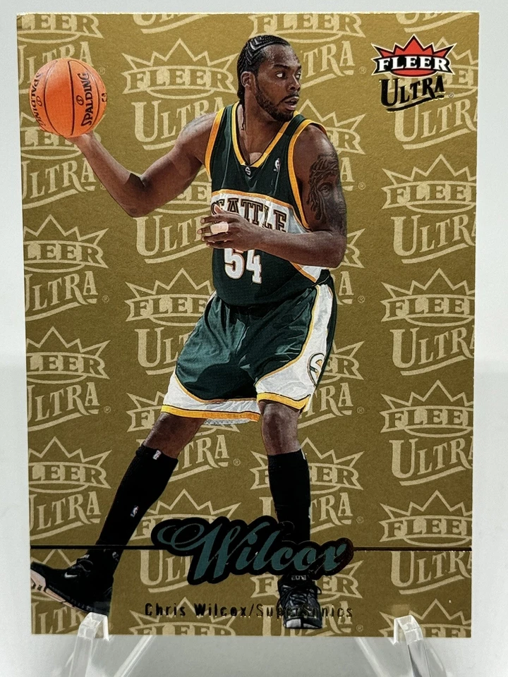 Chris Wilcox 2007-08 Fleer Ultra Gold Medallion #153 Seattle SuperSonics - Image 1 of 2