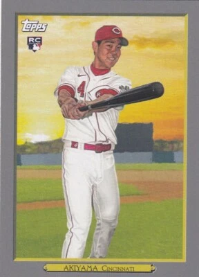 2020 TOPPS UPDATE TURKEY RED RC SHOGO AKIYAMA CINCINNATI REDS ROOKIE - E2063 - Image 1 of 2