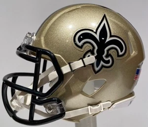 New Orleans Saints Bryan Bresee Custom Mini Riddell Football Helmet - Clemson - Picture 1 of 7