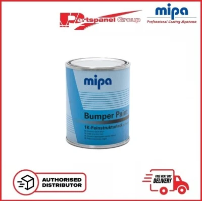 MIPA 1K Black Bumper Paint Textured Coating Fast Drying 1L