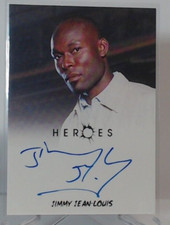 2010 RITTENHOUSE "HEROES" AUTOGRAPH JIMMY JEAN-LOUIS AS RENE (THE HAITIAN) PD