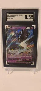 2021 Pokemon Battle Styles Necrozma V 063/163 SGC 8.5 NM-Mint Graded Ultra Rare - Picture 1 of 6