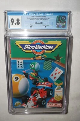 Micro Machines (Nintendo NES) CGC 9.8 A++ NUEVO Precintado Foto 1 de 2