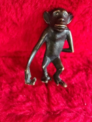 Bronze Affe evtl.  Walter Bosse, Hagenauer Wiener Werkstätten - Bild 1 von 4