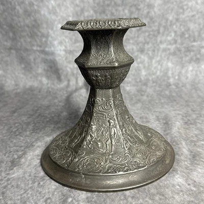 Antique Derby Silver Plate Candle Holder 2570 5” - Image 1 of 4