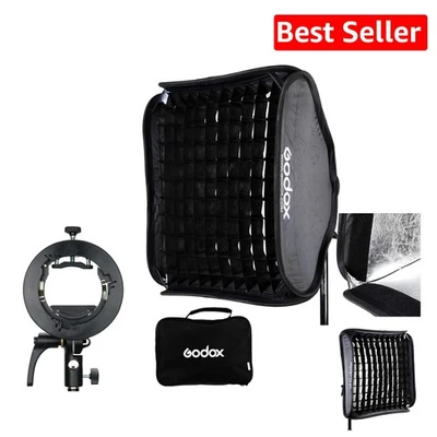 64" Studio Softbox Kit with Honeycomb Grid – Ultimate Lighting Solution - Image 1 of 4