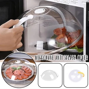 Microwave Food Splash Proof Cover Oven Heating Cover Plates Transparent Cover - Picture 1 of 27