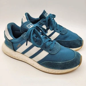 Adidas I-5923 Petrol Night Womens 8.5 EU 40 2/3 Turquoise Retro Style Sneakers - Picture 1 of 14