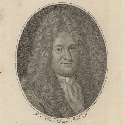 Porträt Gottfried Wilhelm Leibniz Philosoph Anton Karcher Orig Kupferstich 1796 - Bild 1 von 3