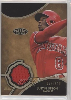 2019 Topps Tier One Tier One Relics /375 Justin Upton #T1R-JU - Image 1 of 2