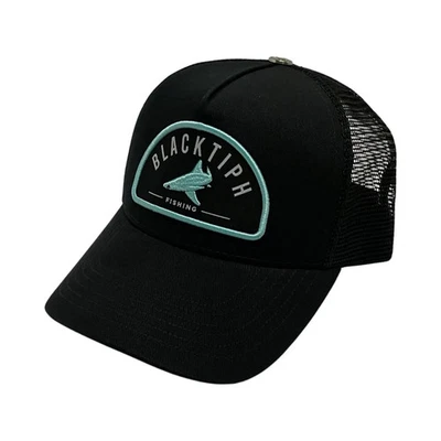 BLACKTIPH Snapback Hat with New Patch in Black and Teal - Image 1 of 2