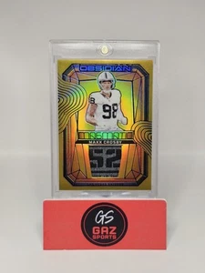 Maxx Crosby 2024 Obsidian Gold Magmatic SSP Silver & Black 52 Tag /10 Raiders - Bild 1 von 2