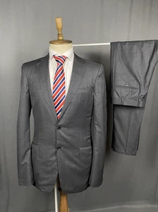 Suitsupply Tuta Uomo Grigio Lana Slim Fit 2 Pezzi Taglia 94 (48) - Foto 1 di 11