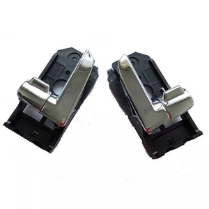 Fit 2004-2009 Kia Spectra Spectra5 Inside Front Rear Right Chrome Door Handle X2 - Picture 1 of 4