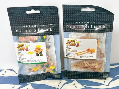 Nanoblock Street Fighter II Guile & Dhalsim Set NBCC_017 NBCC_016 Kawada Japón Foto 1 de 4