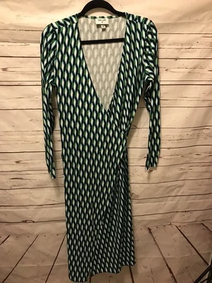 Diane Von Furstenberg Size M Geometric Wrap Dress (Target) - Image 1 of 4