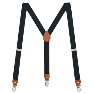 Buyless Fashion Leder Hosenträger Herren - 48" elastisch verstellbar 1" - Y Form - Bild 1 von 84