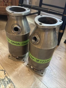 Porsche 996 Turbo Speedteck 100 CPI Hi-flow Catalytic Converter Set - Picture 1 of 4