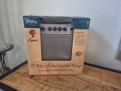 Combo amplificador de bajos Washburn Lyon LA15B 15w en excelente estado Foto 1 de 4