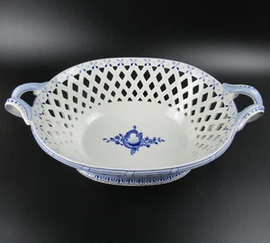 Rörstrand Keramik Schale Korb Obstschale Sweden Pottery Fruit Bowl Pierced RARE - Bild 1 von 4