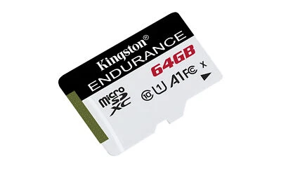 64GB Kingston High Endurance microSD Memory Card CL10 UHS-I  - Image 1 of 3