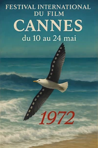 AFFICHE    POSTER  FESTIVAL CANNES 1972 - Picture 1 of 1