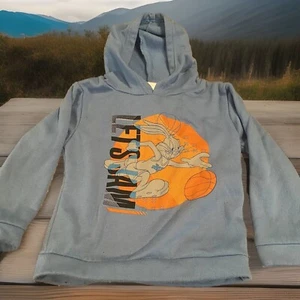 Space Jam size 5/6 Hooded Sweatshirt - Picture 1 of 3