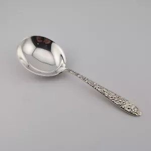 Manchester Southern Rose Sterling Silver Bouillon Soup Spoon - 5 3/4" - Picture 1 of 3