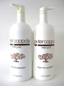 PETER COPPOLA ARGAN OIL SHAMPOO/ CONDITIONER 32 OZ DUO LAST SET - Picture 1 of 2