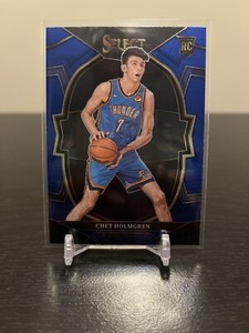 CHET HOLMGREN 2022-23 Panini Select CONCOURSE Rookie Card RC BLUE RETAIL Prizm83