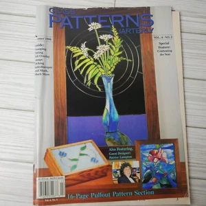 Glass Patterns Quarterly Summer 1990 Vol 6 #2 Creative Use of Glass Magazine - Imagen 1 de 6
