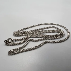 Collar Cadena Plata de Ley 925 Vintage Joyería Única Mujer Hombre 9.40gr - Imagen 1 de 8