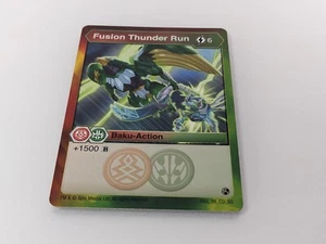 Bakugan Spin Master Fusion Thunder Run Baku Action ENG 98 TCG Trading Card Game - Picture 1 of 2