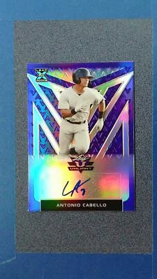 2020 Leaf Valiant ANTONIO CABELLO RC Auto 15/25 Purple ~FB34 - Image 1 of 2