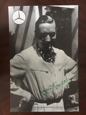 Manfred Von Brauchitsch Limited Edition Signed Jarrott’s Photo Poster. - Image 1 of 4