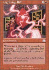 [1x] Lightning Rift - Foil - Slight Play, English - Onslaught MTG Magic