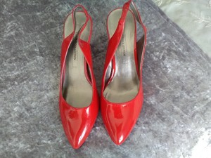 red slingback shoes uk