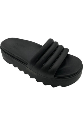 PUMA Sandali da scivolo in EVA modellati Cougar piscina festa neri