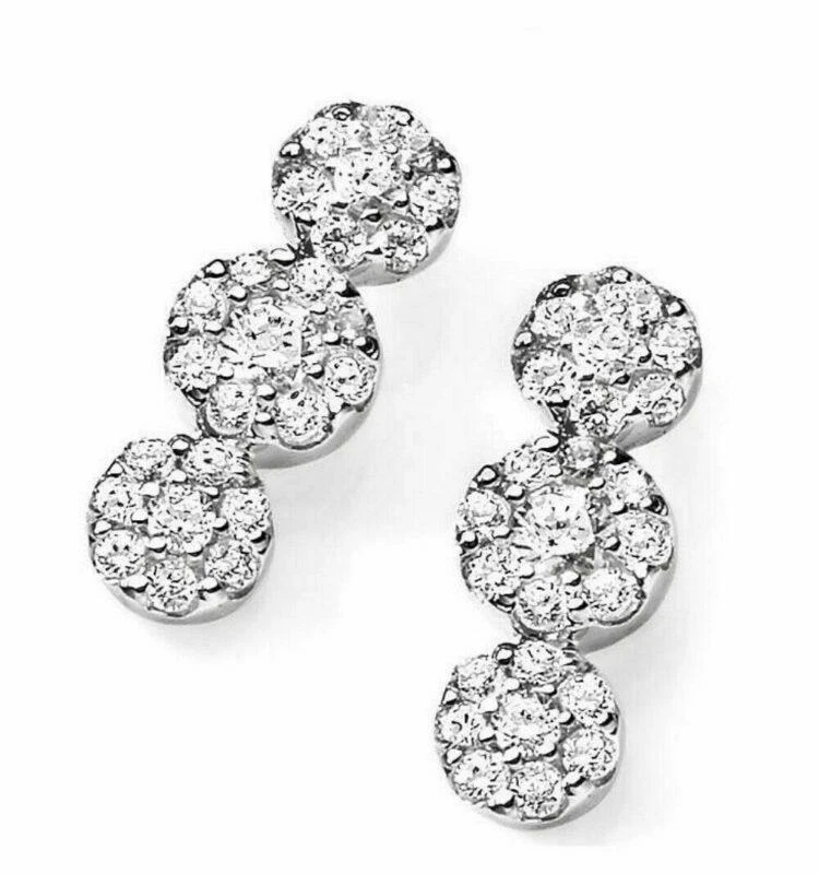 AMBROSIA  ORECCHINI  ORO BIANCO 18K  REFERENZA AOZ171 - Immagine 1 di 1