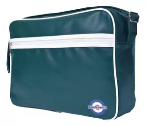 Borsa a tracolla Lambretta classica verde retrò messenger laptop tablet tracolla corpo - Foto 1 di 1