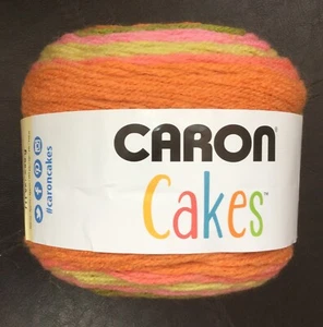 CARON CAKES KNITTING ARAN WOOL YARN - 200g - SHADE 17022 STRAWBERRY KIWI #227 - Picture 1 of 3