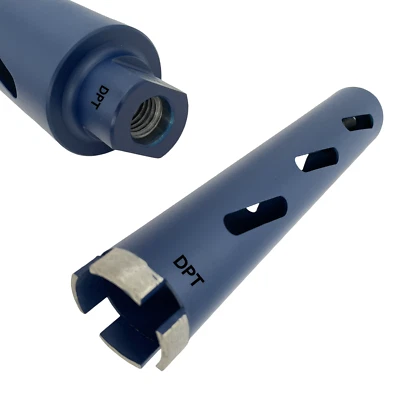 DPT 2 Pack 2" Diamond Dry Core Bits Drill Concrete Asphalt Blocks Stone 5/8" Arbor