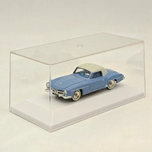 Car Model Acrylic Case Display Box Transparent Dustproof White Base IXO 1/43 - Picture 1 of 7