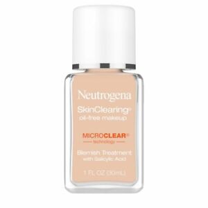 Neutrogena SkinClearing Foundation for Acne, Natural Tan, 1 fl. oz..