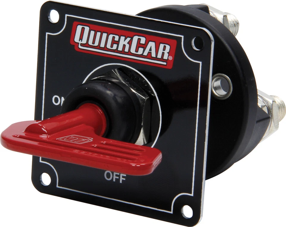 QUICKCAR RACING PRODUCTS #55-030 Master Disconnect Black w/Removable Red Key - Image 1 of 1