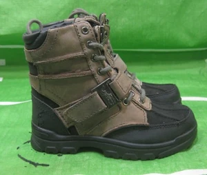 Polo Ralph Lauren Shoes Brandy Holden Leather Hi Boots toddler Size 10.5 C - Picture 1 of 7