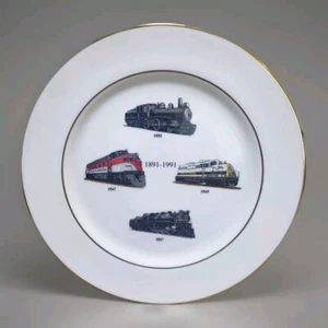 Rare Bangor And Aroostook Railroad Centennial Commemorative 10.5" Plate #91/200 - Picture 1 of 13