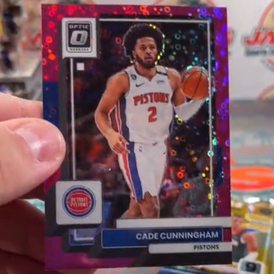 Donruss Optic Basketball 2022-23 - Cade Cunningham Pink Disco /25 92 Fast Break